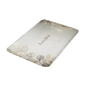 Waterverf Golden Eucalyptus Foliage Shiny Elegant Badmat (Gekanteld)