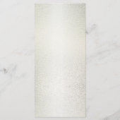 Waterverf Golden Eucalyptus Foliage Shiny Elegant Menu (Achterkant)