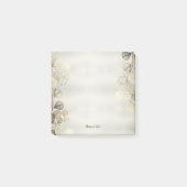Waterverf Golden Eucalyptus Foliage Shiny Elegant Post-it® Notes (Voorkant)