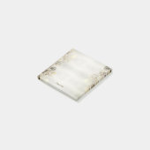 Waterverf Golden Eucalyptus Foliage Shiny Elegant Post-it® Notes (Schuin)