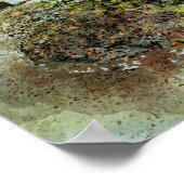 Waterverf Golden Gate Bridge Poster (Hoek)