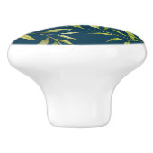 Waterverf Golden Green Laurel verliest patroonpatr Keramische Knop (Zijkant)