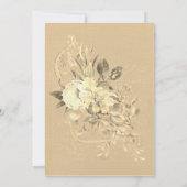 Waterverf Golden Hour Floral Kaart (Achterkant)