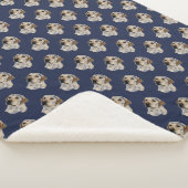 Waterverf Golden Labrador Retriever Dog Pet Sherpa Deken (3/4)