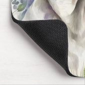 Waterverf Golden Labrador Retriever en Flowers Muismat (Hoek)