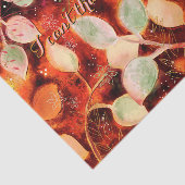 Waterverf Golden Leaves Dankbaarheid Papier (Detail)