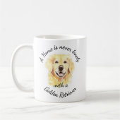 Waterverf Golden Retriever Dog Pet Animal Koffiemok (Links)