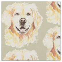 Waterverf Golden Retriever Dog Pet Animal Print