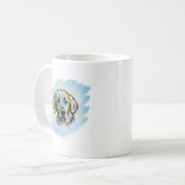 Waterverf Golden Retriever Mok (Voorkant links)