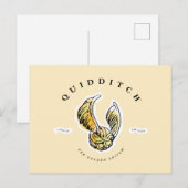 Waterverf Golden Snitch Uitnodiging Briefkaart (Voorkant / Achterkant)