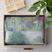 Waterverf Goldendoodle Dog Wildflowers Decoupage Tissuepapier (Geschenk)