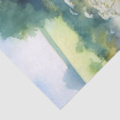 Waterverf Goldendoodle Dog Wildflowers Decoupage Tissuepapier (Detail)