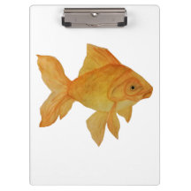 Waterverf Goldfish klembord