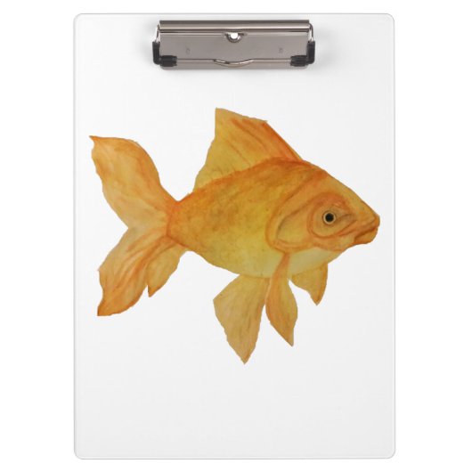 Waterverf Goldfish klembord (Voorkant)