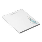 Waterverf Golf Bag Notitieblok (Schuin)