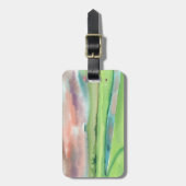 Waterverf Golf Bagagelabel (Voorkant verticaal)