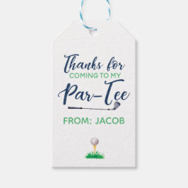 Waterverf Golf Bedankt Favor Cadeaulabel