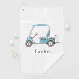 Waterverf Golf Cart Golf Towel Golfhanddoek