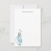 Waterverf Golf Clubs en Bag Bedankkaart (Voorkant)