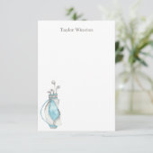 Waterverf Golf Clubs en Bag Bedankkaart (Staand voorkant)