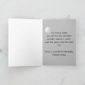 Waterverf Golf Fun Golf Brother Father-in-law Kaart (Binnen)