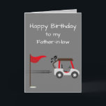 Waterverf Golf Fun Golf Brother Father-in-law Kaart<br><div class="desc">Cute Waterverf Golf Golfer Fun Art voor je schoonvader Perfect voor degene die van golfspelen houdt</div>