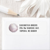 Waterverf Golf Return-adreslabels Etiket (Insitu)