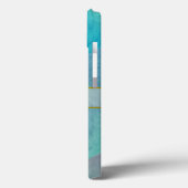Waterverf Golf Turquoise Groen Persoonlijke Kunst Case-Mate iPhone Case (Achterkant / Links)