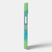 Waterverf Golf Turquoise Groen Persoonlijke Kunst Case-Mate iPhone Case (Achterkant / Rechts)