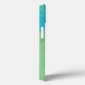 Waterverf Golf Turquoise Groen Persoonlijke Kunst Case-Mate iPhone Case (Achterkant / Rechts)
