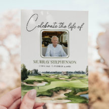 Waterverf golfbaan Fotoviering van het leven