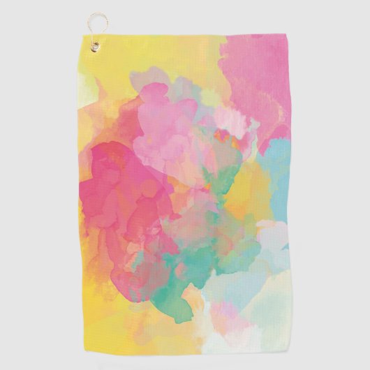 Waterverf Golfhanddoek (Voorkant)