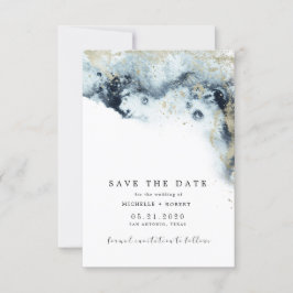 Waterverf golft minimalistische foto sparen de dat kaart