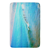 Waterverf golven  badmat (Voorkant Verticaal)