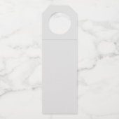 Waterverf golven bruiloft fles hanger Labels (Achterkant)