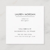 Waterverf golven en zand Visitekaartje (Achterkant)