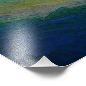 Waterverf golven foto afdruk (Hoek)