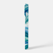 Waterverf golven Oceaanbries iPhone 15 Case (Linkerkant)