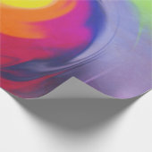 Waterverf golven - Verpakkingspapier Cadeaupapier (Hoek)