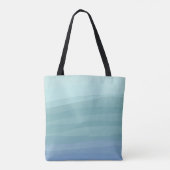 Waterverf golven zeemeermin magische Canvas tas (Achterkant)