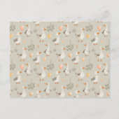 Waterverf Goose Baby shower Dank u kaart (Achterkant)