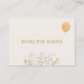 Waterverf Goose Twins Baby shower Boek Aanvraag Informatiekaartje (Achterkant)