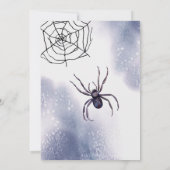 Waterverf Gothic Raven van de volwassen partij Hal Kaart (Achterkant)