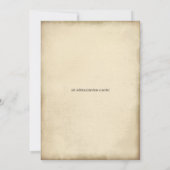 Waterverf Gotische Poort Entree Halloween Party Kaart (Achterkant)