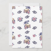 Waterverf Gotische Volwassen Halloweenfeest Kaart (Achterkant)