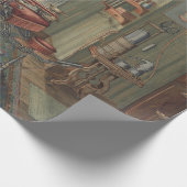 Waterverf Gouache Vintage Cadeaupapier (Hoek)