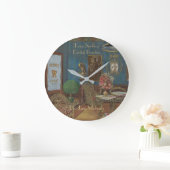 Waterverf Gouache Vintage Grote Klok (Huis)