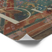 Waterverf Gouache Vintage Poster (Hoek)