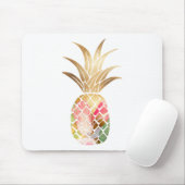 Waterverf Goud Ananas Muismat (Met muis)