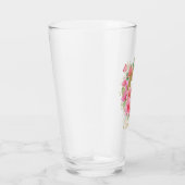 Waterverf Goud en Bloemige Initiaal G Glas (Rechts)
